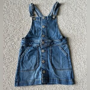 Girls Jean Overall Dress